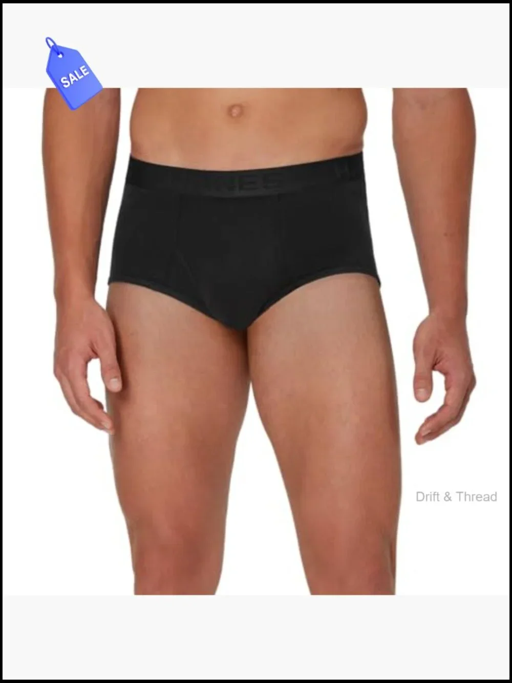 Men's Briefs 6-Pack Tagless Cooling Moisture-Wicking Comfort Soft